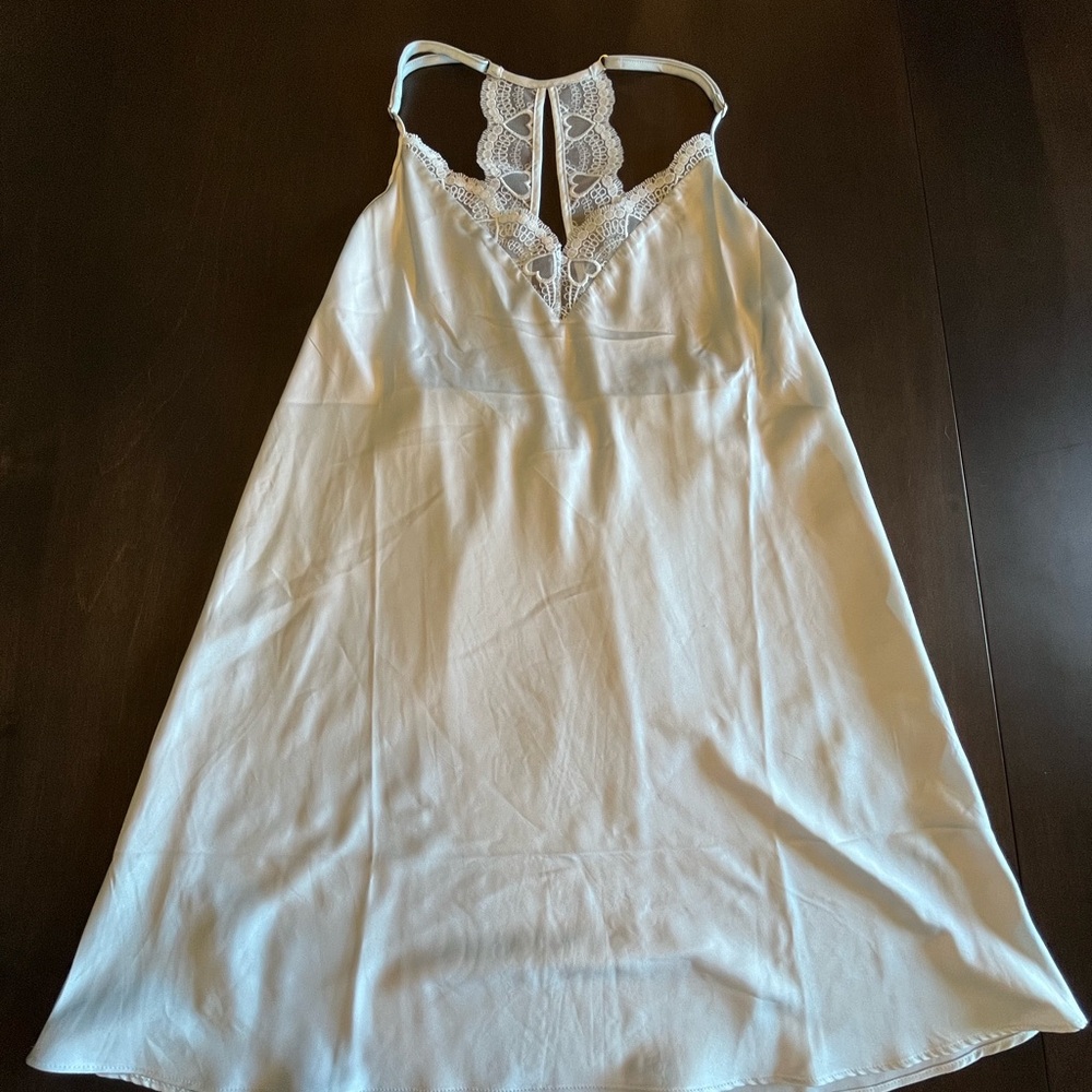 Flora Nikrooz Blue Chemise with Elegant A-Line Design
